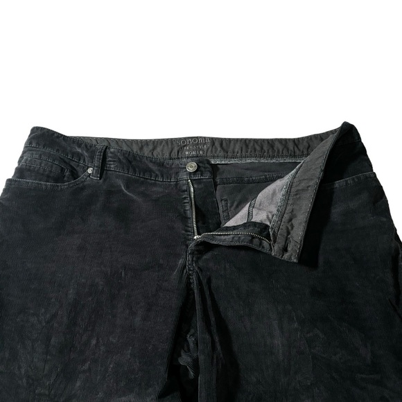 Sonoma Woman Black Corduroy Bootcut Pants Women's Size 16W - Picture 9 of 13